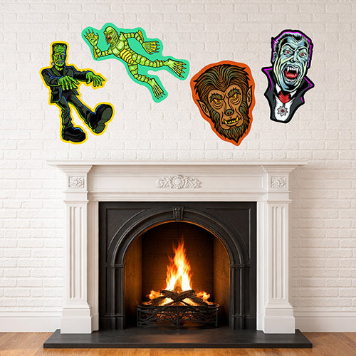 CLASSIC MONSTER CREW 4 Piece Cutout Set