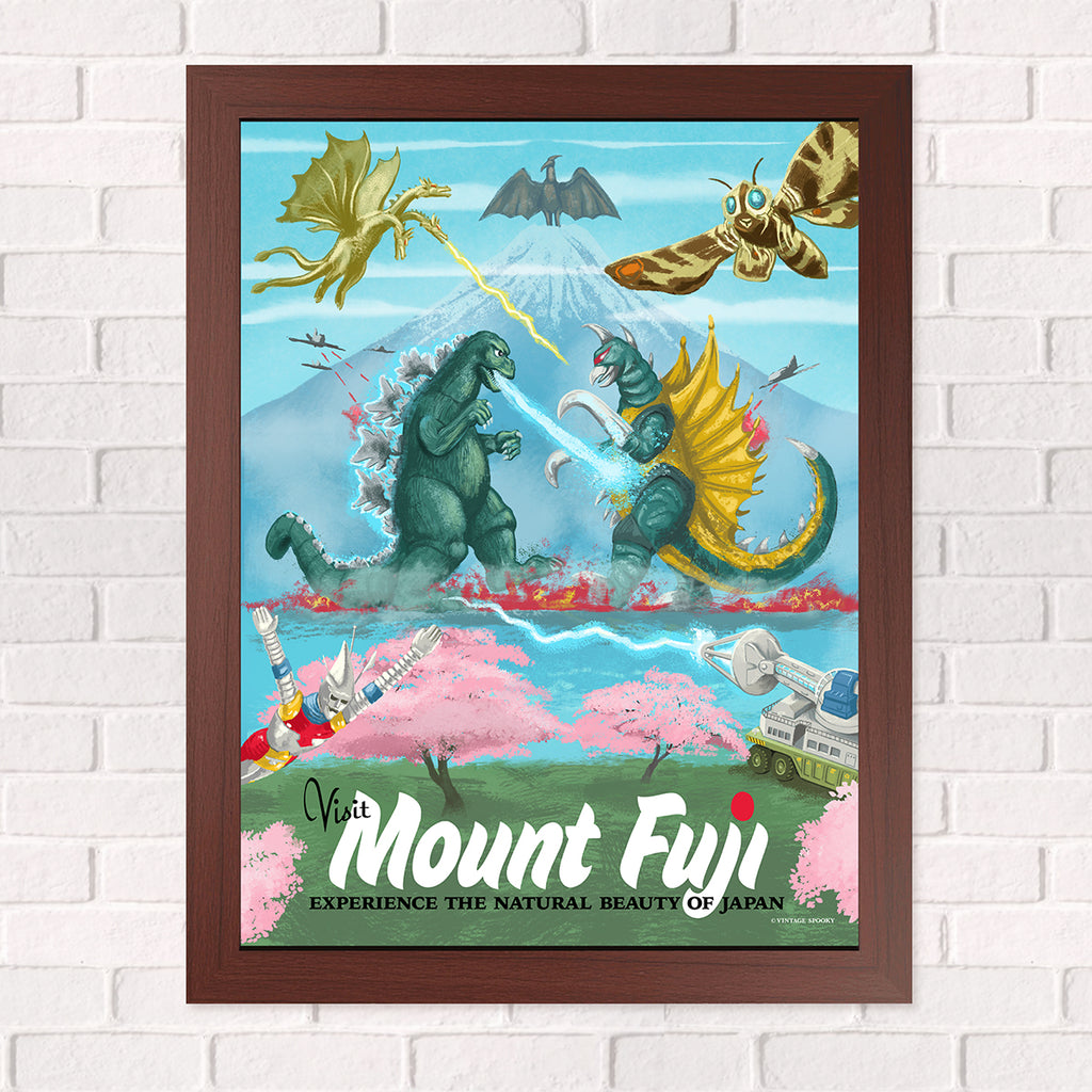 Kaiju Travel Poster