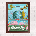 Kaiju Travel Poster
