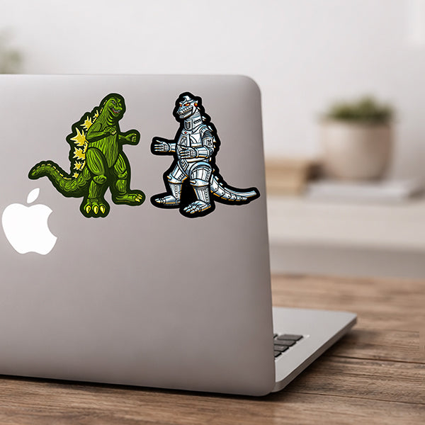 Godzilla & Mecha Godzilla Vinyl Sticker Combo Pack