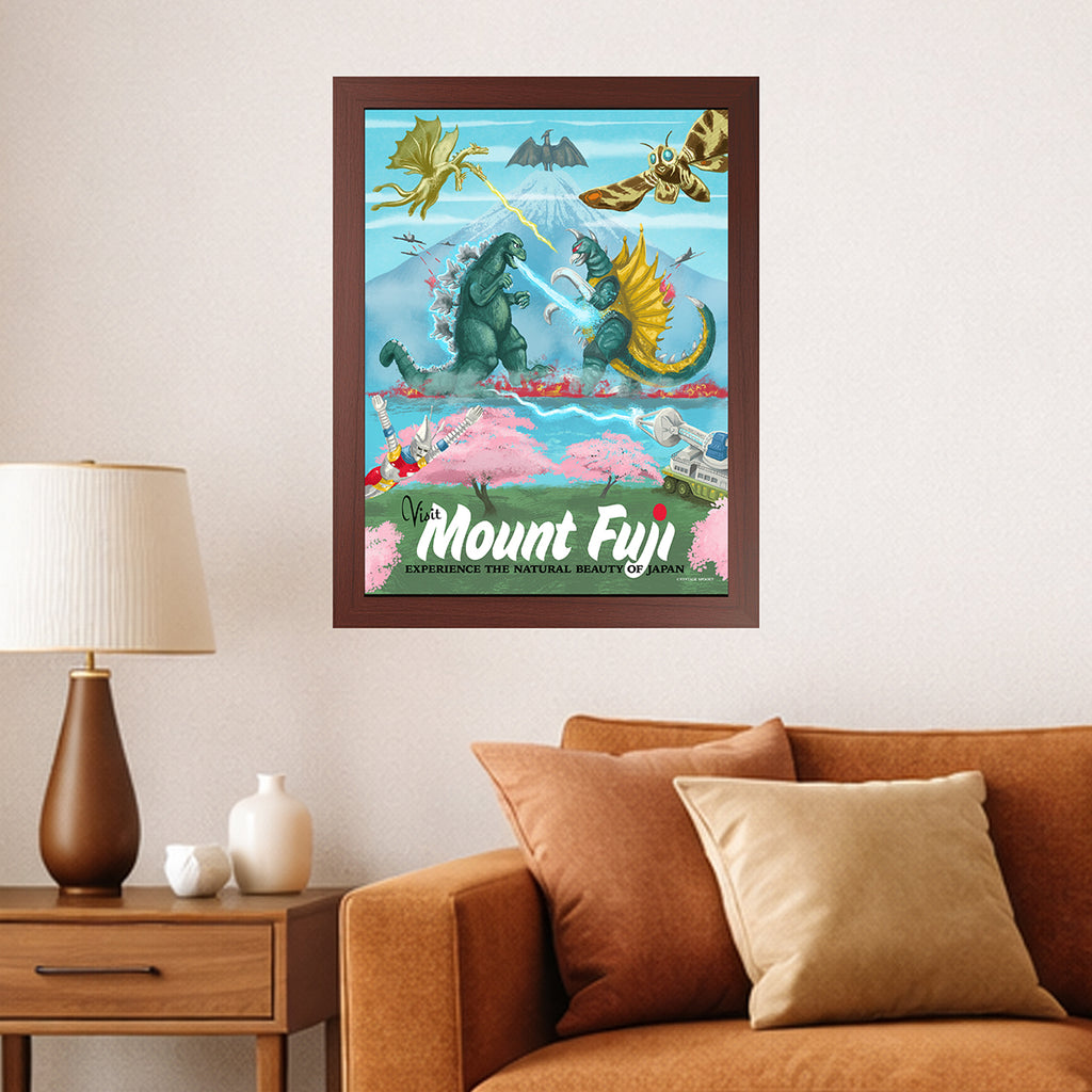 Kaiju Travel Poster