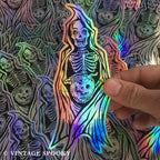 Grim Reaper Holographic Sticker