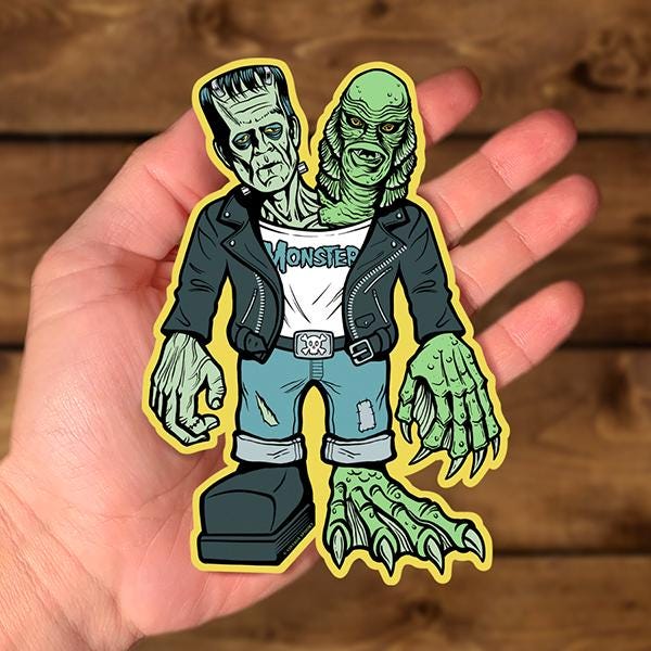 Double Trouble Sticker