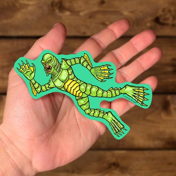 Creature From the Black Lagoon Sticker