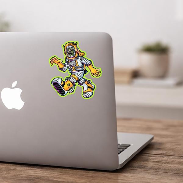 Zombienaut Weather Sticker