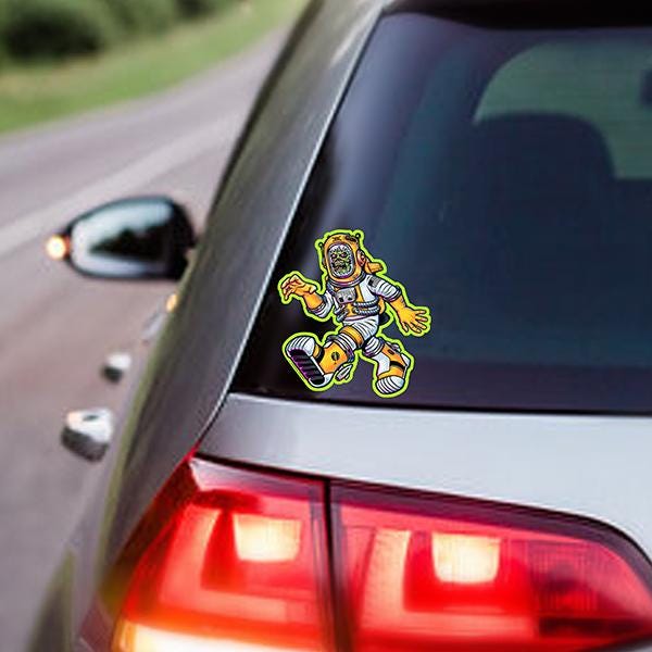 Zombienaut Weather Sticker
