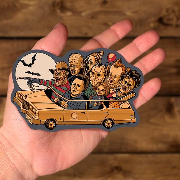Killer Carpool Sticker