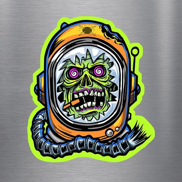 Zombienaut Magnet