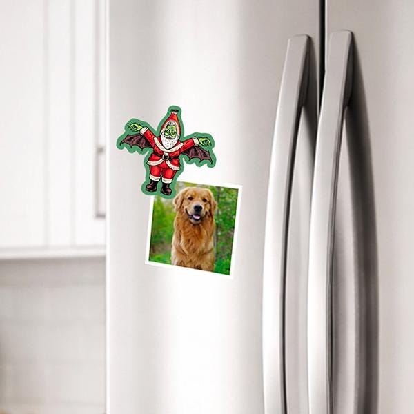 Creepy Santa Magnet