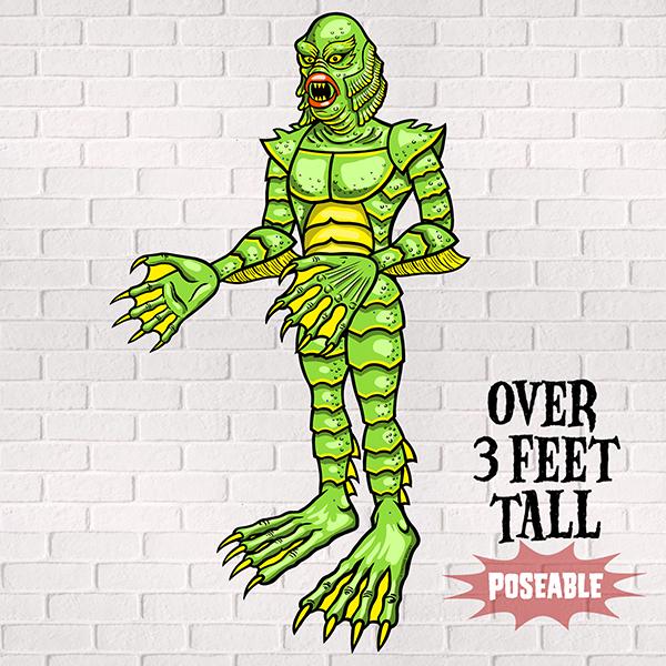 3' Creature From the Black Lagoon Jointed Cutout