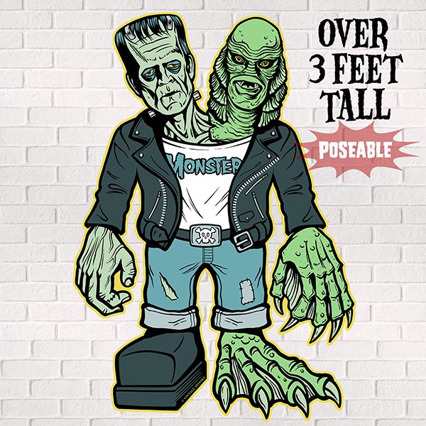 3' Double Trouble Jointed Cutout