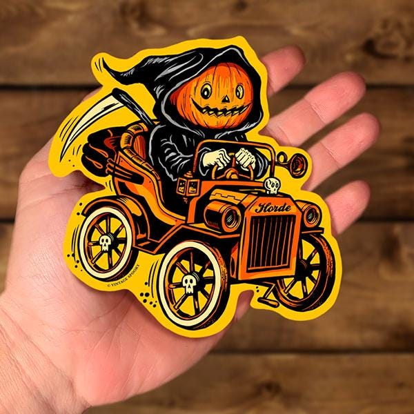 Reaper Racer Sticker