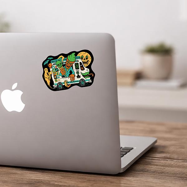 I Scream Man Sticker