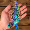 Grim Reaper Holographic Sticker