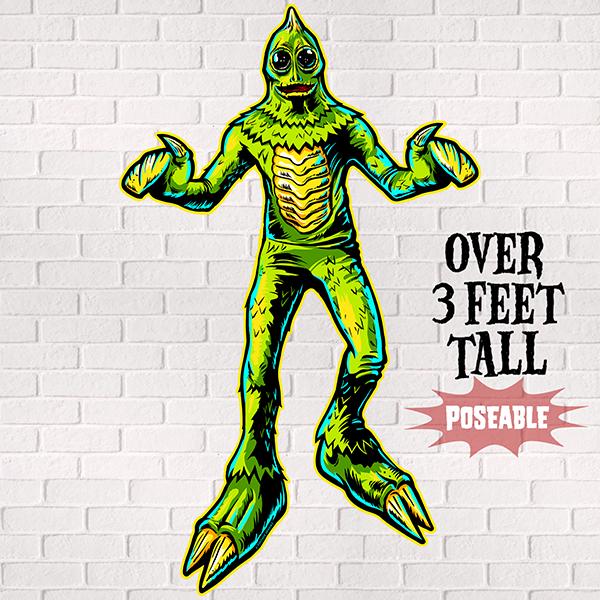 3' Sleestak Jointed Cutout